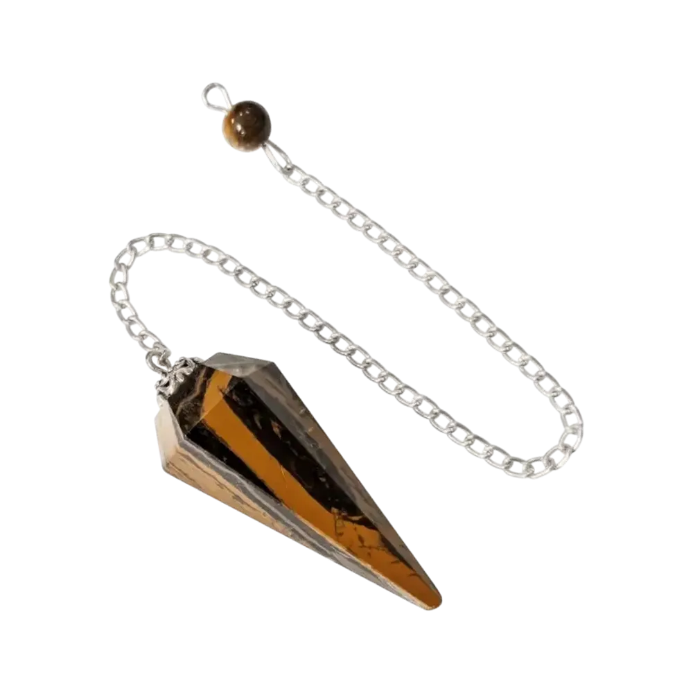 6-sided conical iron eye pendulum