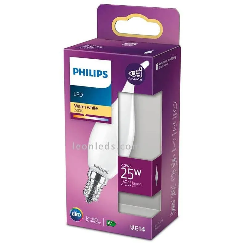 Ampoule LED décorative Philips 2,2 W - 25 W | leonleds.com