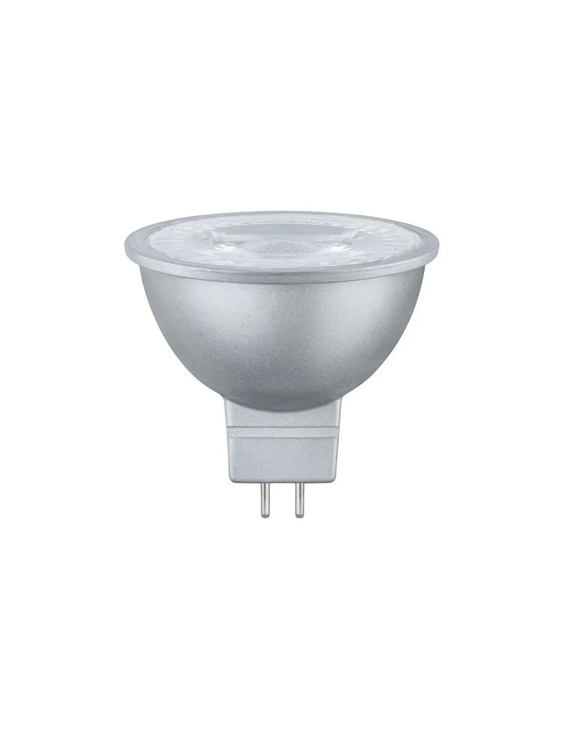 Ampoule Led GU5.3 dimmable 6,5W blanc chaud grise - Paulmann