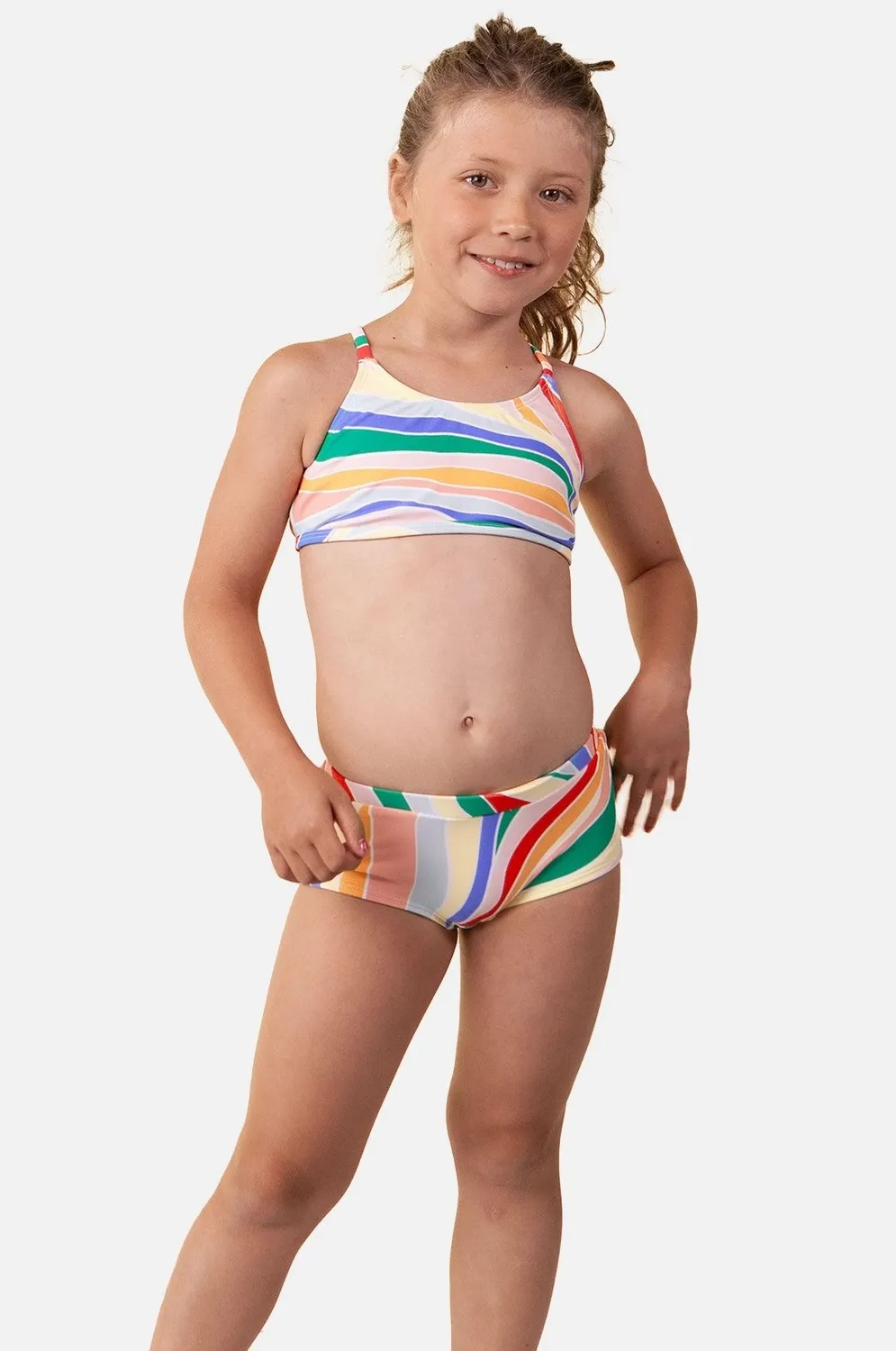 Bikini Barts Girls Timori High Neck Multi