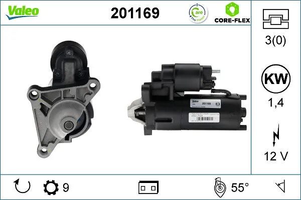 Démarreur VALEO 201169 