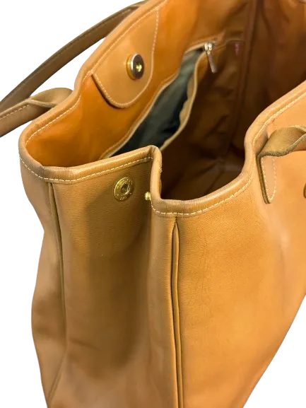 Grand sac à main Longchamp couleur camel - Yalla