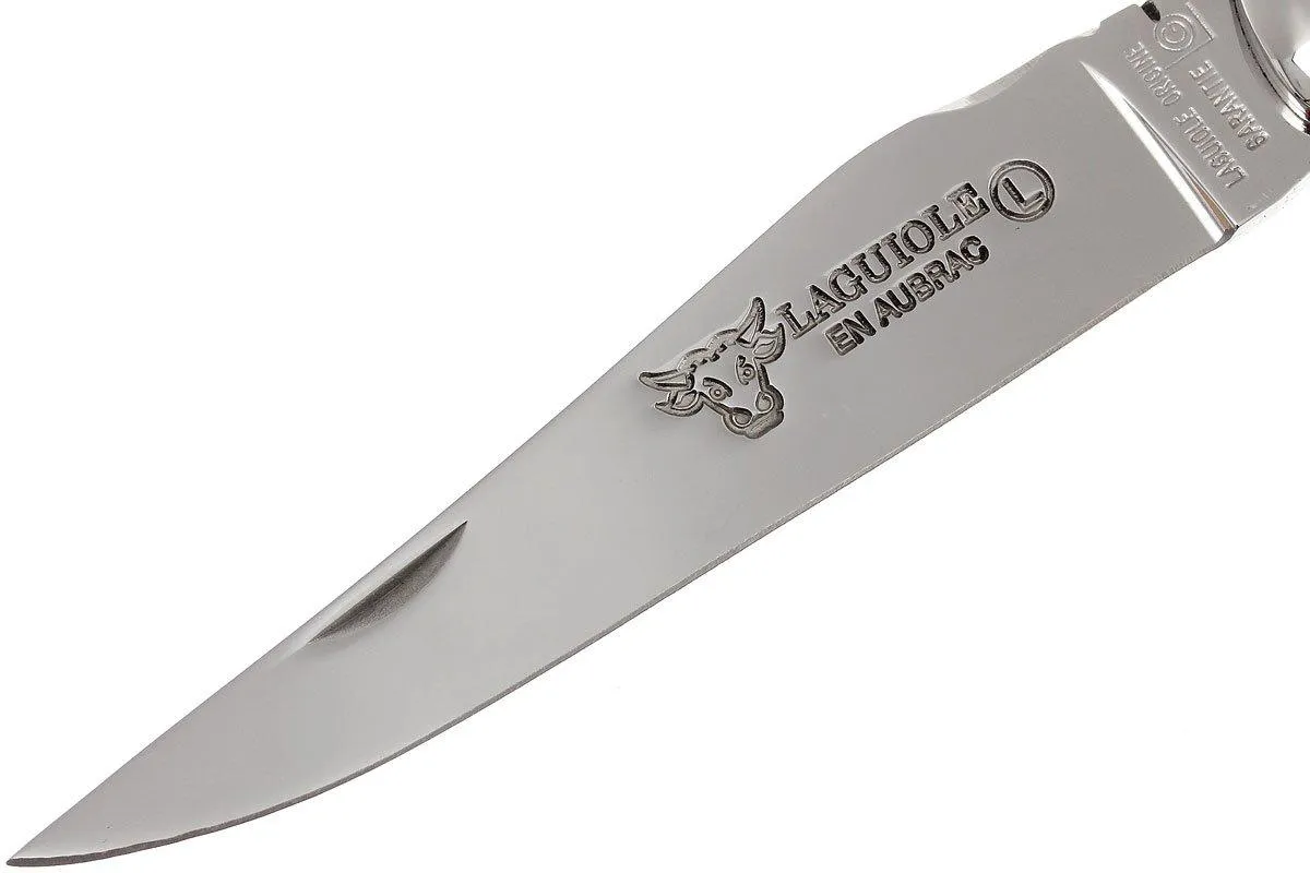 Laguiole en Aubrac HP 12cm bois d'Aubrac poli à la main L0212FEH-FSJ1
