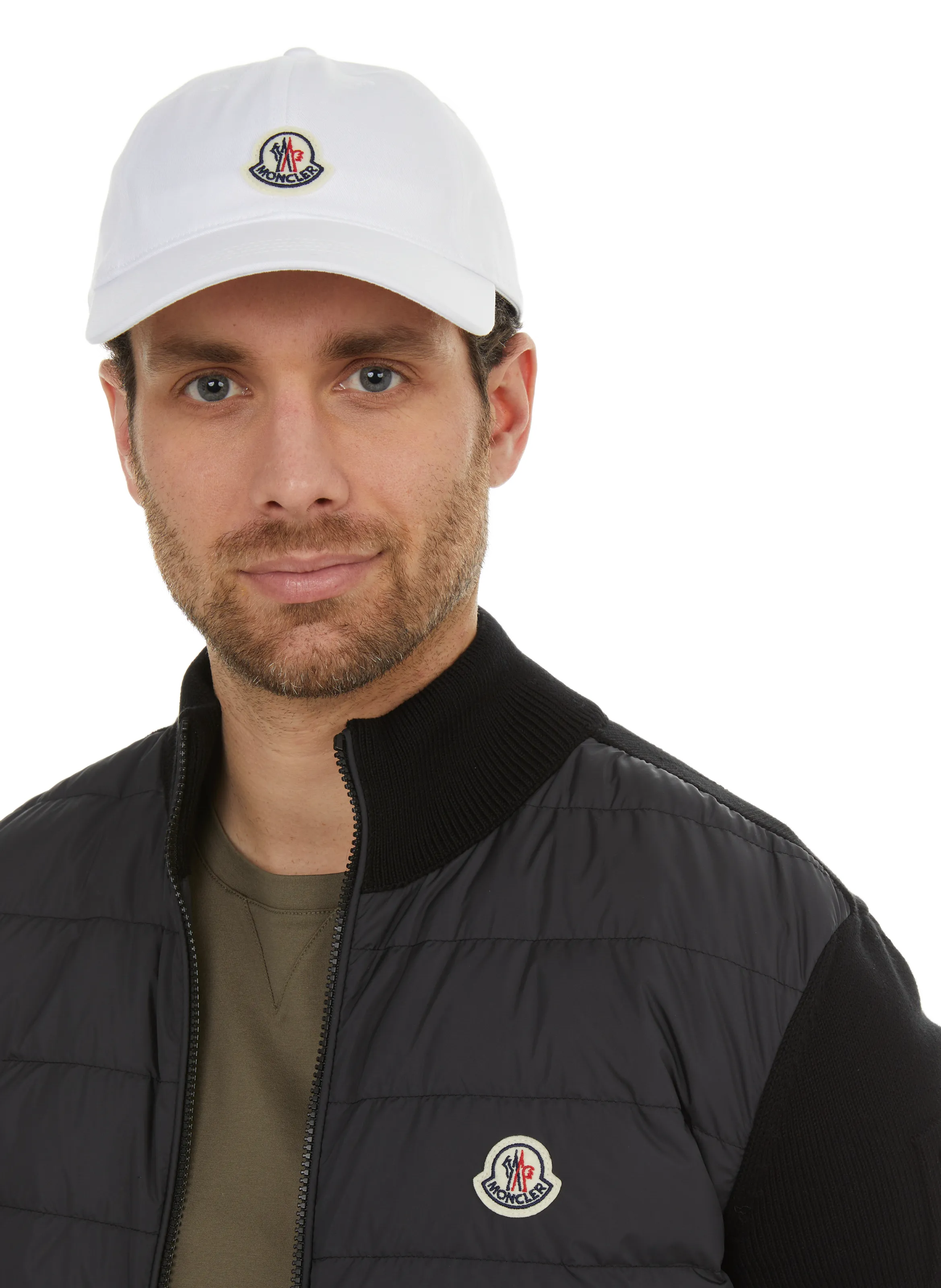 MONCLER  Casquette à logo - Blanc
