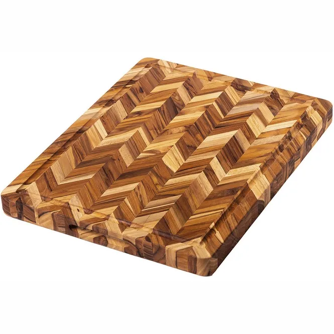 Planche à Découper Teakhaus End Grain Butcher Blocks Herring 40 x 30 cm