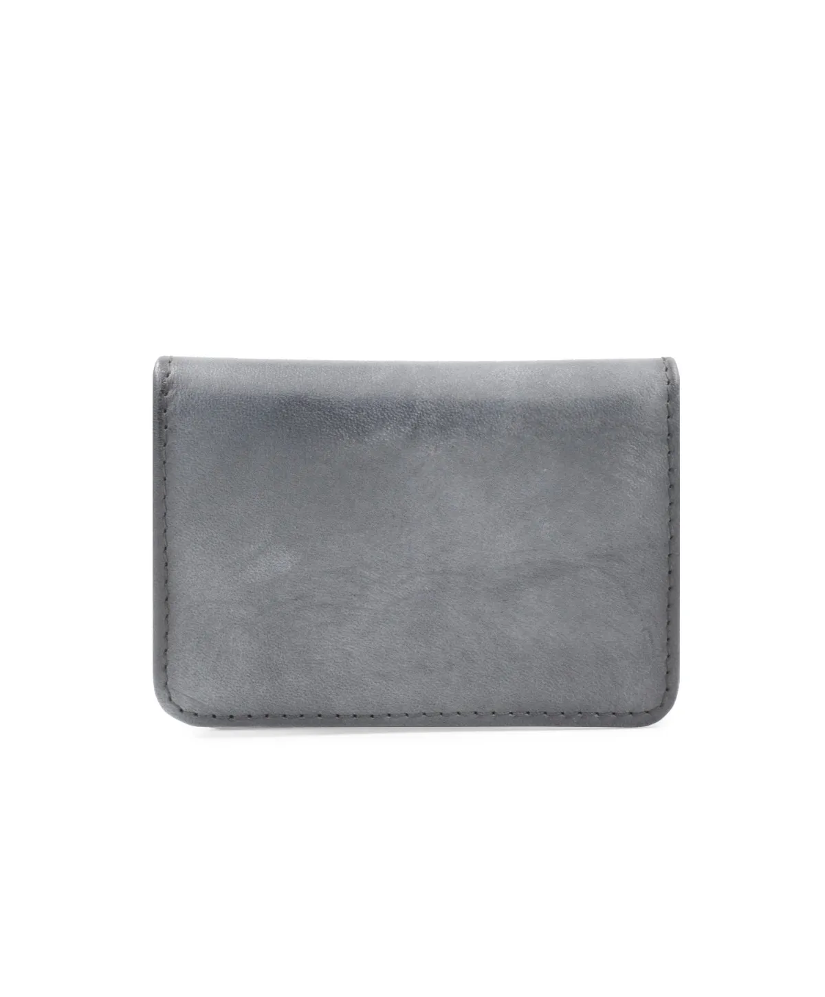 Porte-cartes à Deux Volets Gris