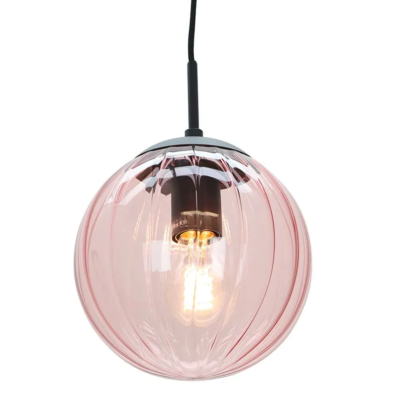 Retro hanglamp roze, Rifka