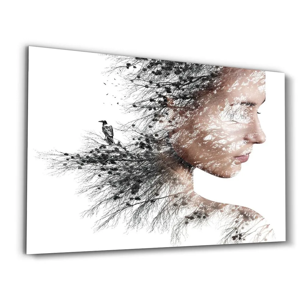 Root | glass wall art