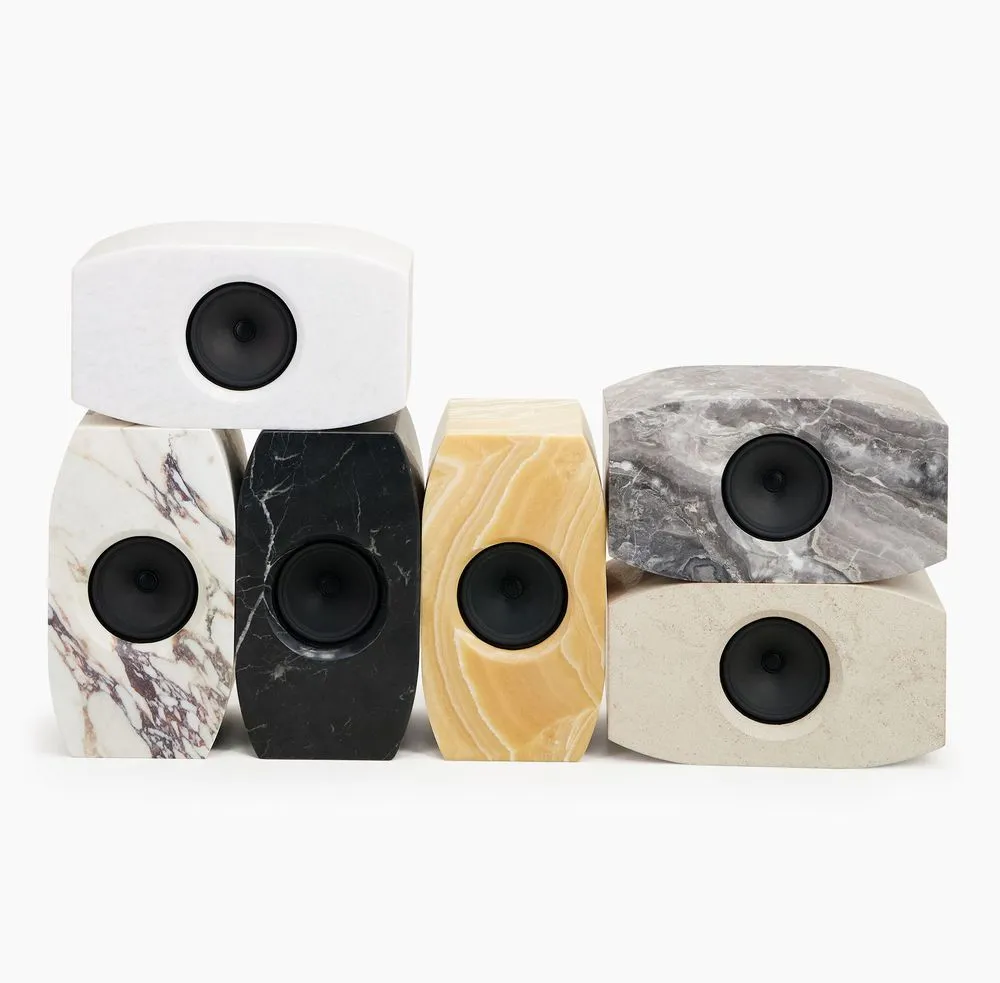 Stone acoustic speaker.