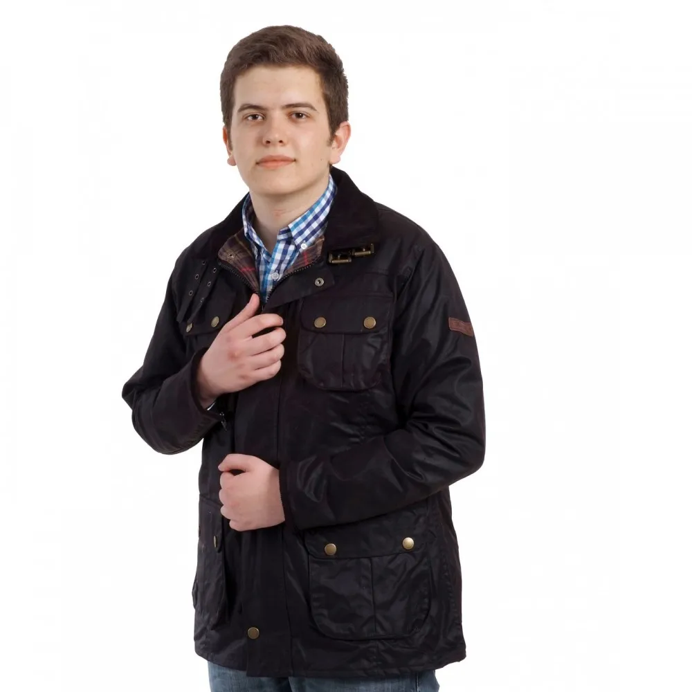Veste motard Blouson de moto en coton huilé