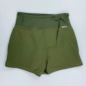 Wrangler Mix Material Short - Seconde main Short femme - Vert olive - US 28 | Hardloop